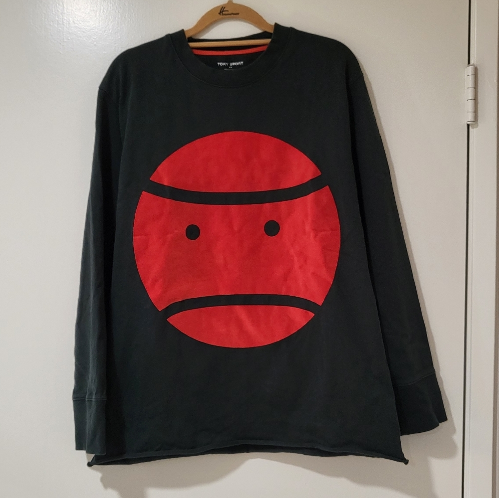 TORY BURCH OVERSIZED LITTLE GRUMPS LONG-SLEEVE SHIRT